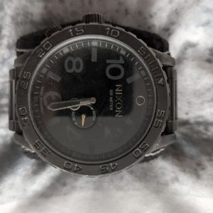 Nixon 51-30 Matte Blk, SS